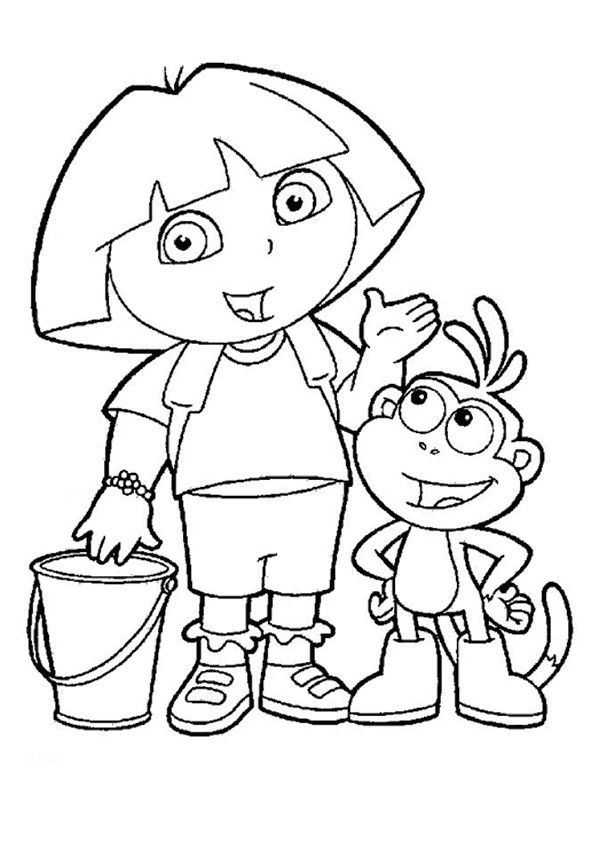 Dora e o amigo botas