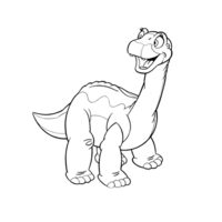 Desenho de Dinossauro de brinquedo para colorir