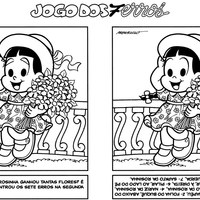 Desenho de Jogo dos 7 erros Rosinha para colorir