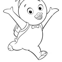 Desenho de Pablo de Backyardigans para colorir