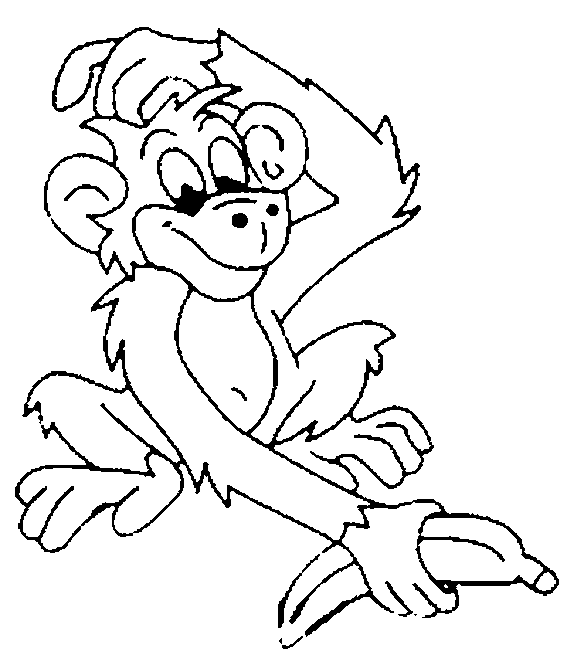Macaco pegando banana