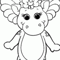 Desenho de Baby Bop para colorir