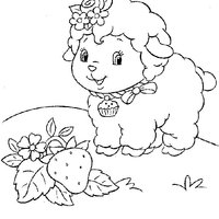 Desenho de Ovelhinha para colorir