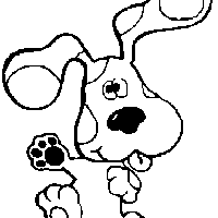 Desenho de Cachorrinha Blue para colorir