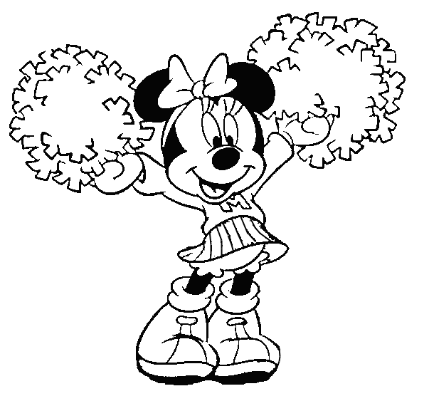 Minnie cheerleader