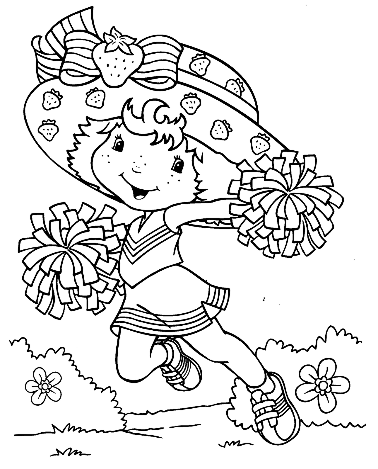 Moranguinho cheerleader