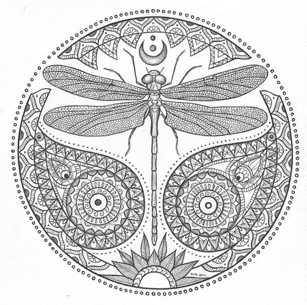 Mandala de libelula