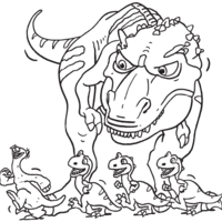 Desenho de Dinossauro de A Era do Gelo para colorir