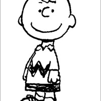 Desenho de Charlie Brown para colorir