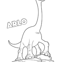 Desenho de Arlo para colorir