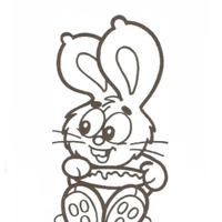 Desenho de Sansão coelho da Monica para colorir