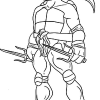 Desenho de Raphael para colorir