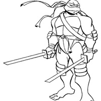 25+ Desenhos de Ninjas para Imprimir e Colorir/Pintar