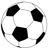 Desenho de Bola de fútbol para colorir