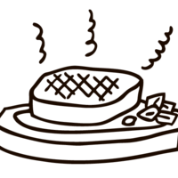 Desenho de Carne de churrasco para colorir
