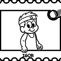 Desenho de Igor para colorir