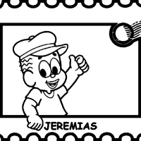 Desenho de Jeremias para colorir