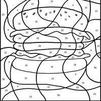 Desenho de Ligar pontos - hambúrguer para colorir