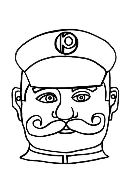 Mascara de policial