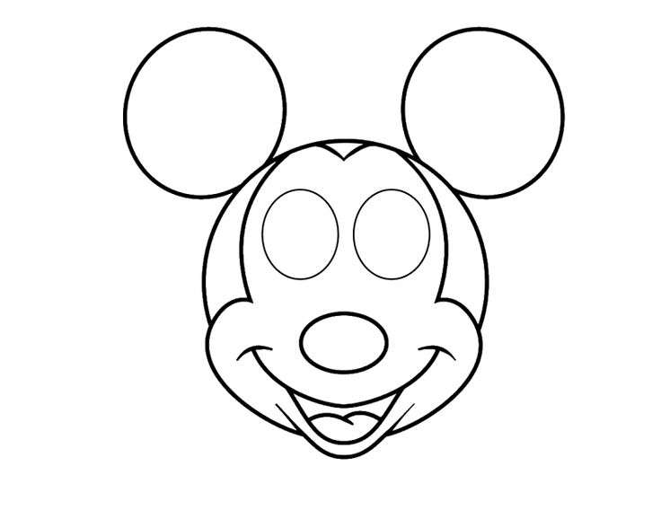 Mascara do mickey mouse
