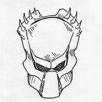Desenho de Máscara do Predador para colorir