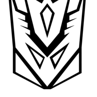 Desenho de Máscara do Transformers Decepticon para colorir