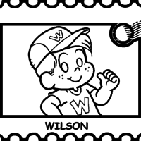 Desenho de Wilson para colorir