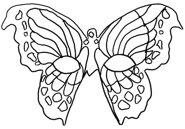 Mascara de borboleta