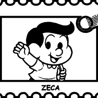 Desenho de Zeca para colorir