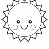 Espaço Educar desenhos para colorir : Desenhos de sol para pintar, colorir,  imprimir - Sol de verão para colo…