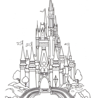 Desenho de Castelo de Diamante para colorir