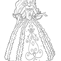 Desenho de Viveca Mosqueteira para colorir