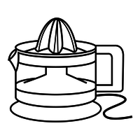 Desenho de Espremedor de sucos para colorir