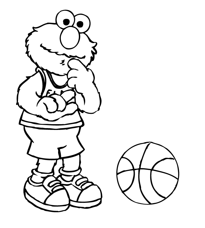 Elmo jogando bola