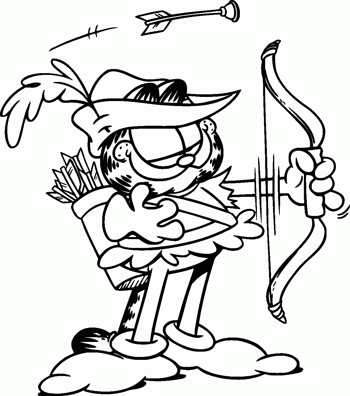Garfield arqueiro