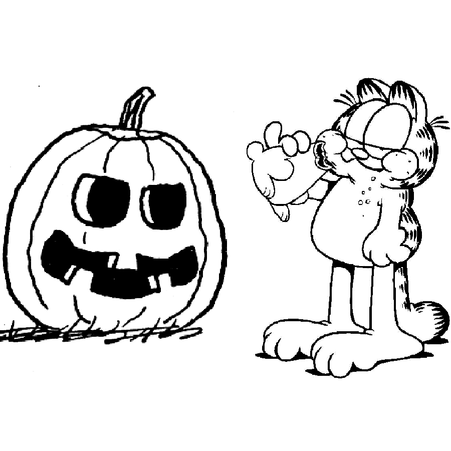 Garfield e abobora