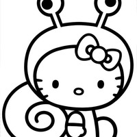 Desenho de Amiguinho da Hello Kitty para colorir