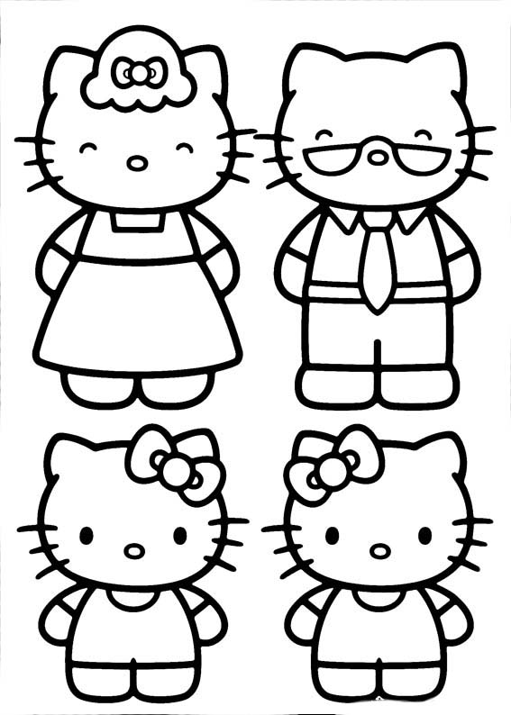 Revistinha de Colorir Hello Kitty