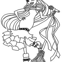 Desenho de Casta Fierce para colorir