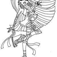 Desenho de Cleo de Nile para colorir