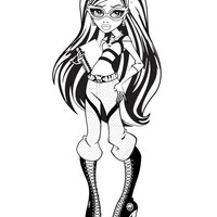 Desenho de Estudante Ghoulia Yelps para colorir