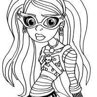 Desenho de Ghoulia Yelps para colorir