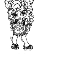 Desenho de Lagoona Blue bebê para colorir