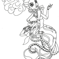 Desenho de Kala Mer'ri para colorir