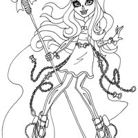Desenho de River Styxx para colorir