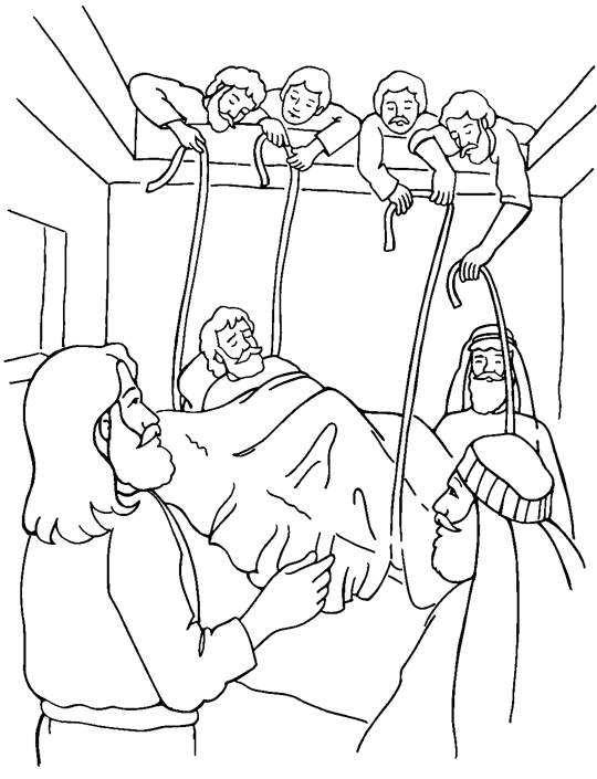 Jesus curando doentes