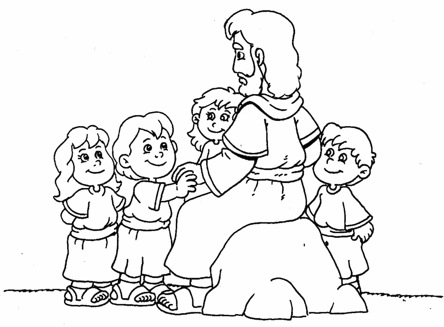 Jesus e criancas