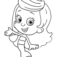 Desenho de Molly para colorir