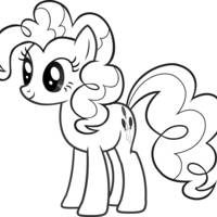 Desenho de Pinkie Pie para colorir