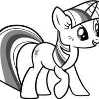 Desenho de Twilight Sparkle My Little Pony para colorir